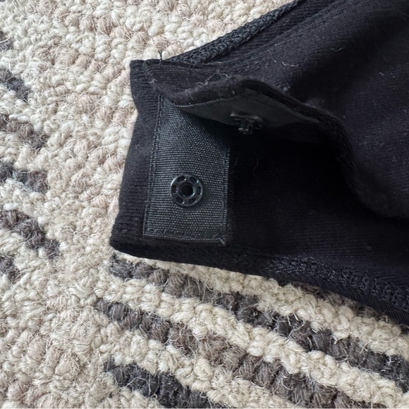 Adorable Black Bodysuit Top with Bow Straps - Picture 4 of 6